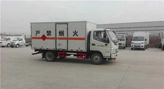  福田奥铃气瓶厢式运输车