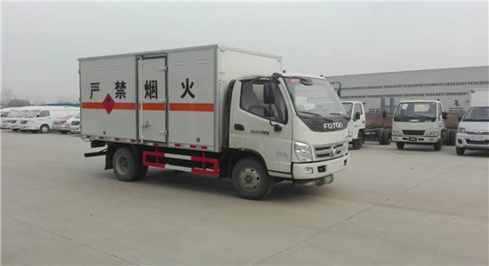  福田奥铃气瓶厢式运输车
