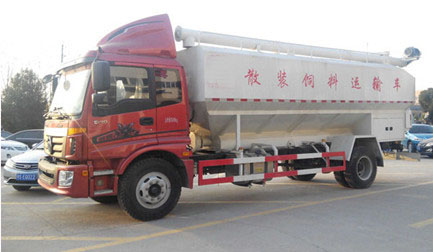  福田欧曼散装饲料运输车