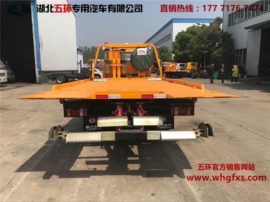  3360蓝牌一拖二 江铃清障车