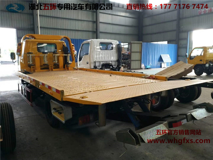  3360蓝牌一拖二 五十铃清障车