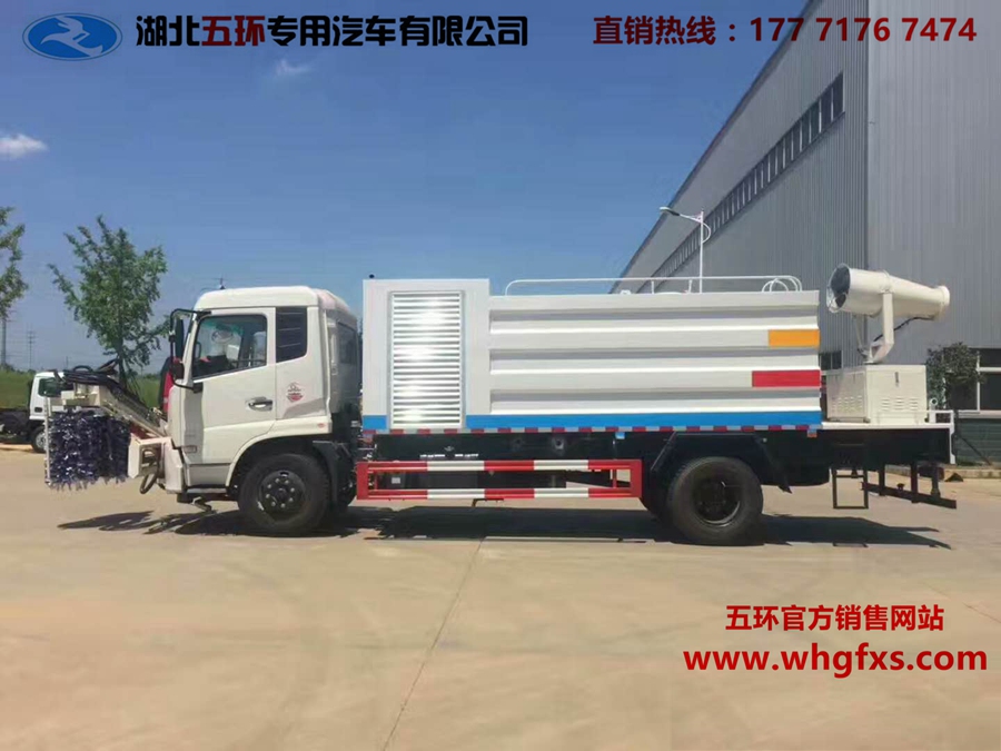  东风天锦 大型 高速护栏清洗车