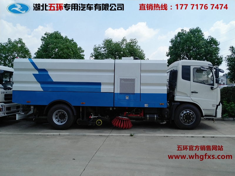  东风天锦洗扫车 9方水箱/7方尘箱