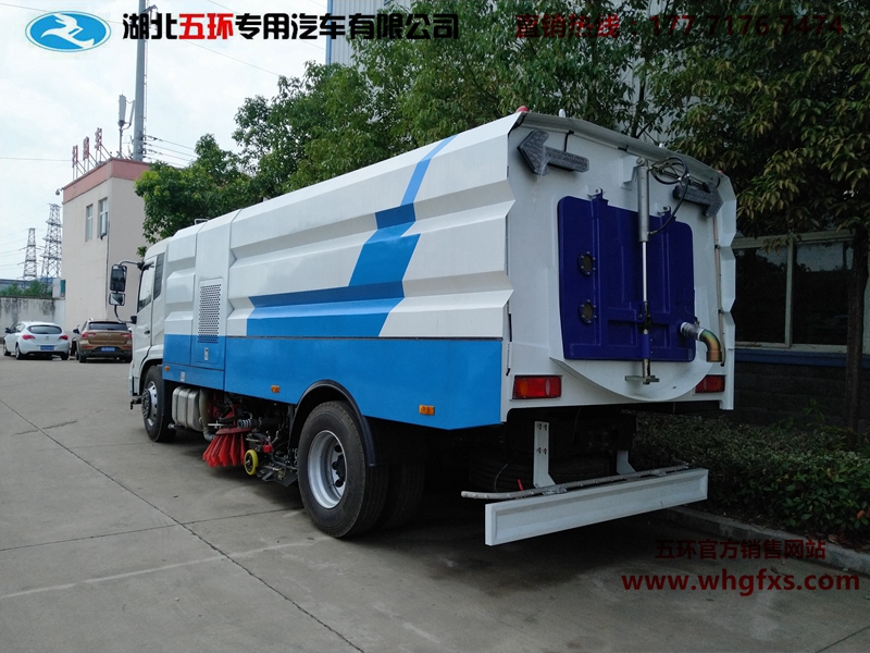  东风天锦洗扫车 9方水箱/7方尘箱