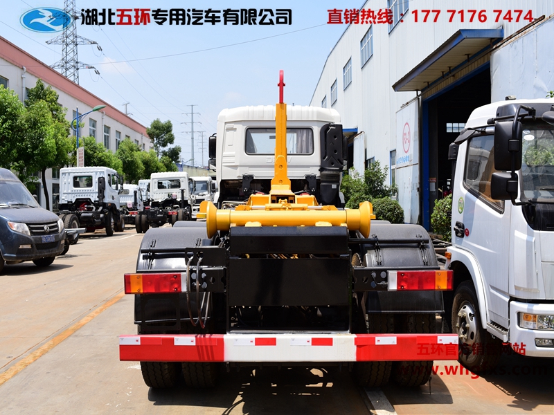  东风天龙车厢可卸式垃圾车16方