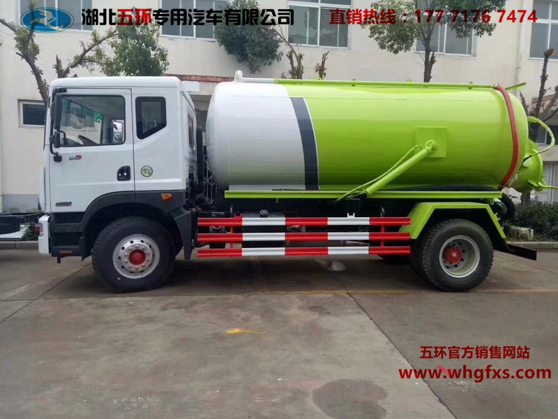  东风D9 10方吸污车