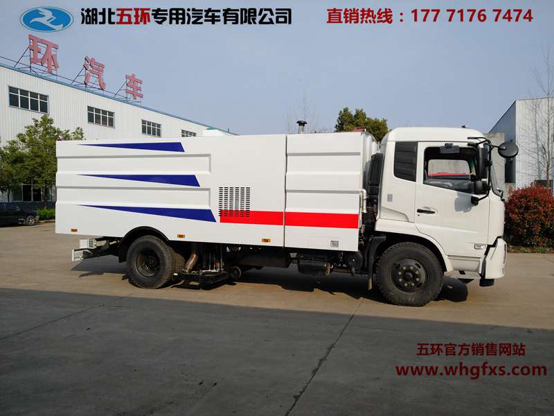  东风大型吸尘车 2方水箱/8方尘箱