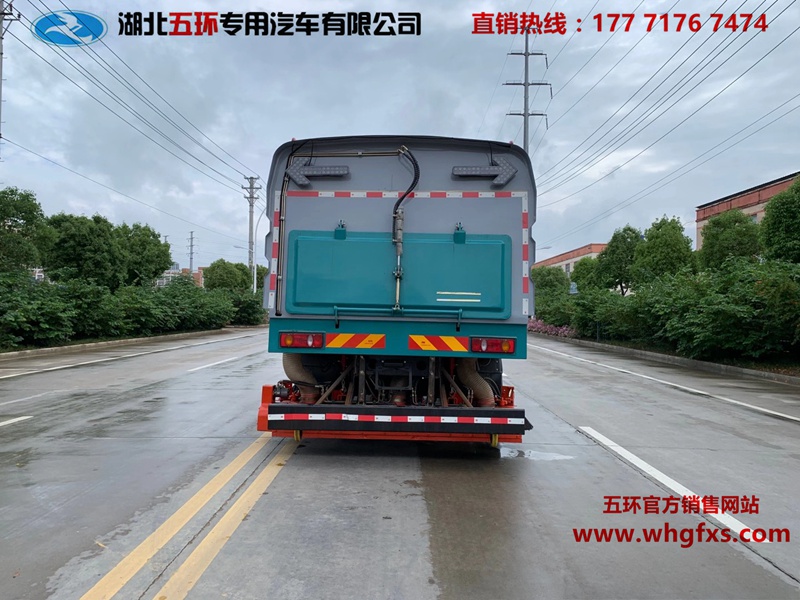  新款后置吸尘车 容积10立方