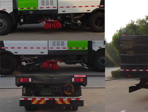  解放中型洗扫车 9方水箱/7方尘箱
